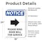 Signmission Please Ring Door Bell Sign With Symbol, 18 in W x Rectangle, Vinyl Decal OS-2PACK-NS-D-1824-V-17583 - alternate 4